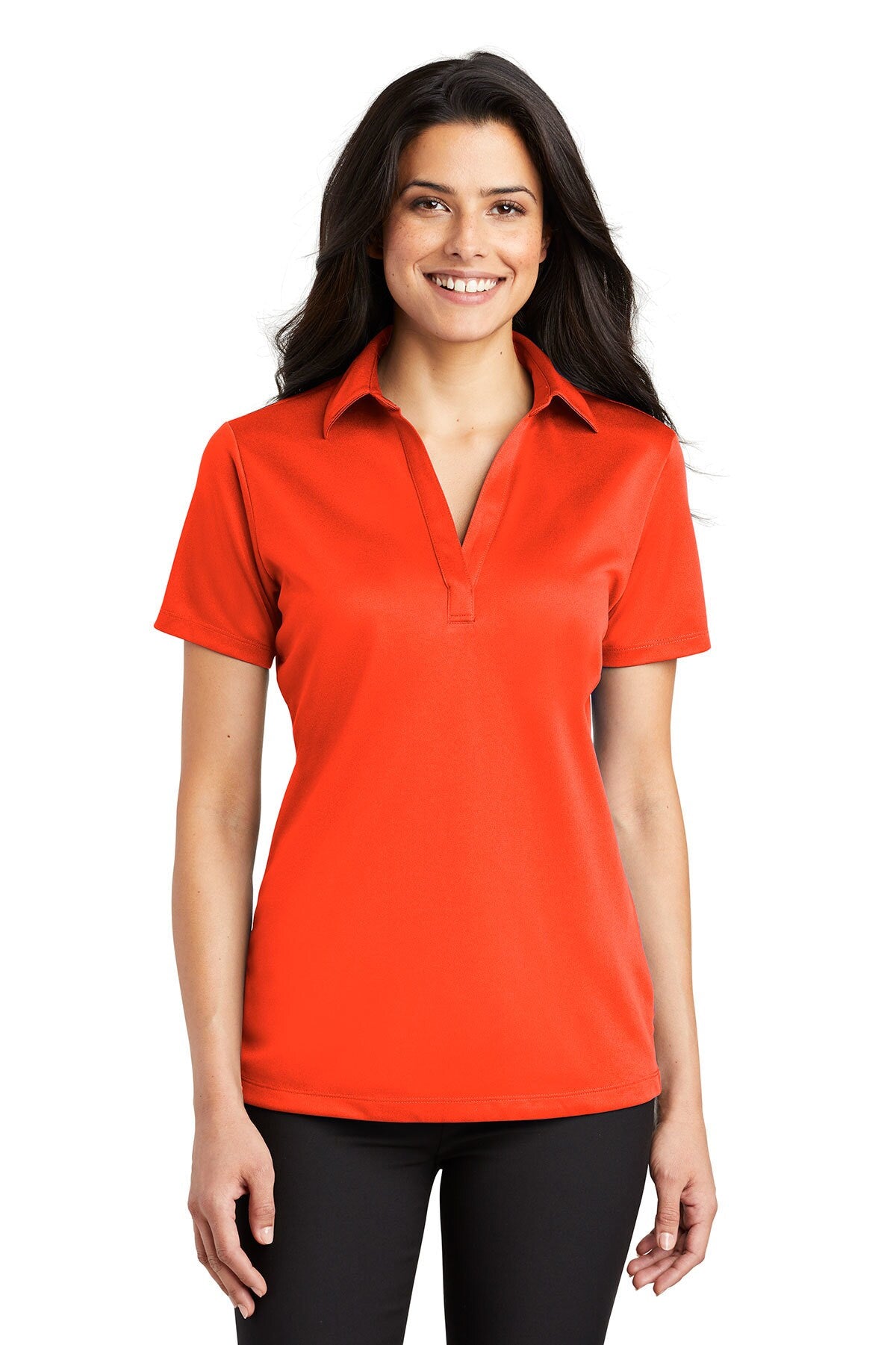 Port Authority® Women's Silk Touch Performance Collared Short Sleeve Polo
