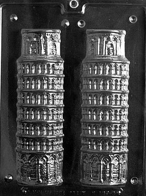 Leaning Tower of Pisa Tower Chocolate Mold - LPM187B