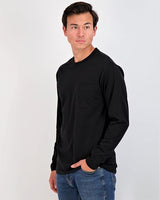 Bayside® USA-Made Long Sleeve Pocket T-Shirt
