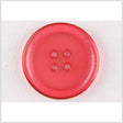 Clear Pink Plastic Button - 45L/29mm