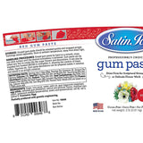 Satin Ice Red Gum Paste 2 Lbs