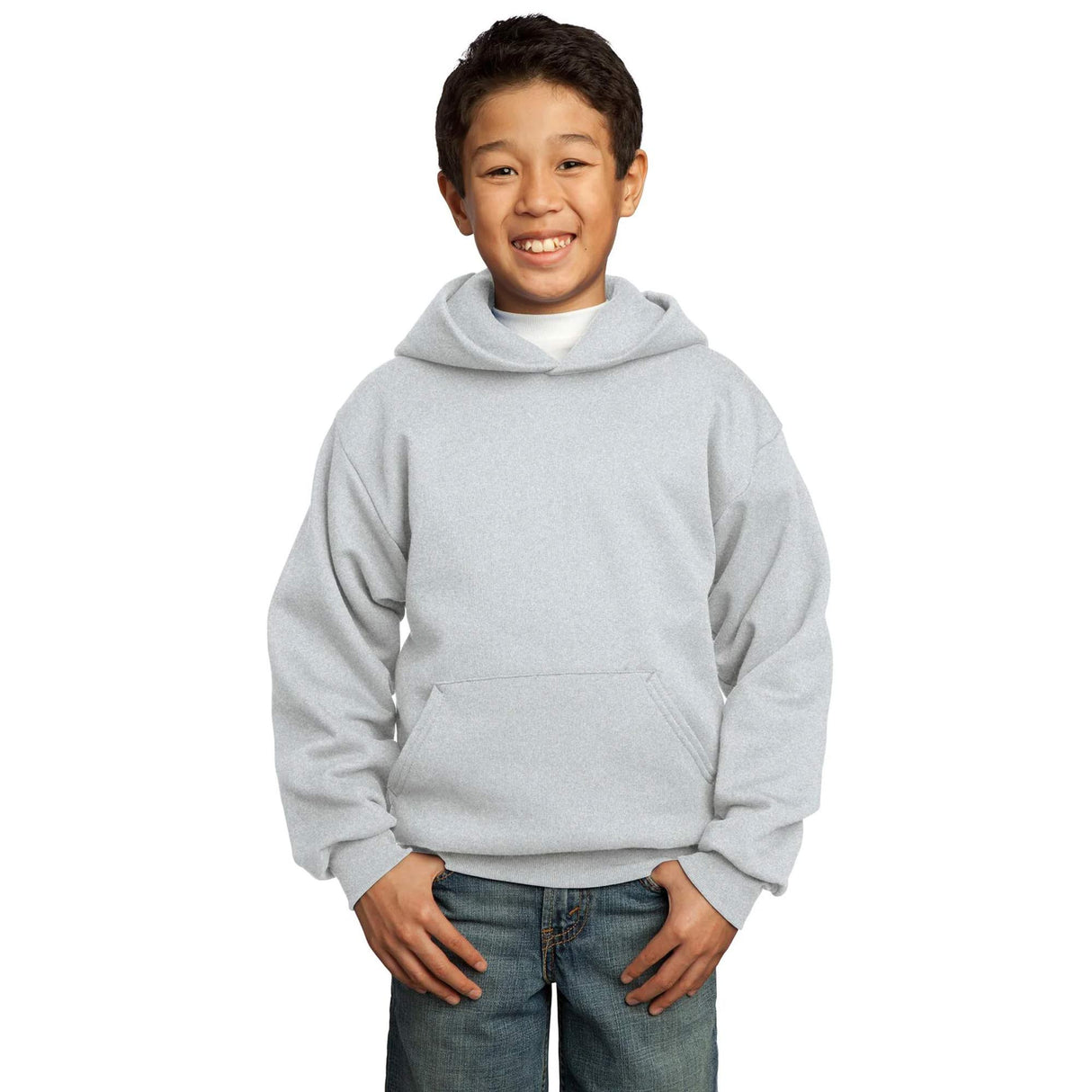 Port & Company® - Youth Core Fleece Pullover Hooded Sweatshirt