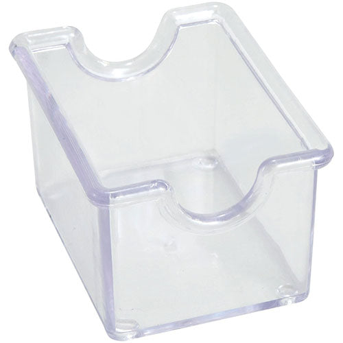 Winco Adcraft Sugar Packet Holder, Plastic, Clear
