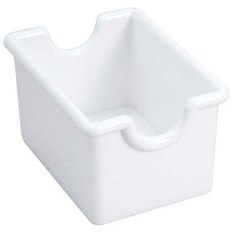 Winco Adcraft Sugar Packet Holder, Plastic, White