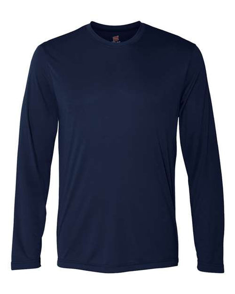 Hanes® Cool DRI Long Sleeve Crewneck Performance T-Shirt