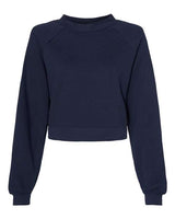 BELLA + CANVAS® Women's Crop Raglan Fleece Crewneck Sweatshirt - 7505
