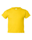 RADYAN® Toddler Cotton Jersey Crew Neck Short Sleeve Tee