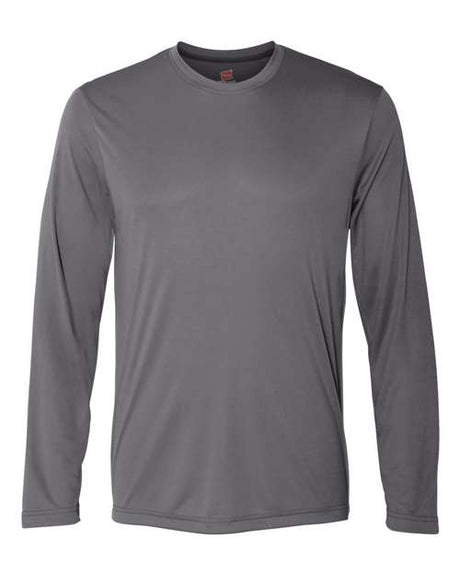 Hanes® Cool DRI Long Sleeve Crewneck Performance T-Shirt