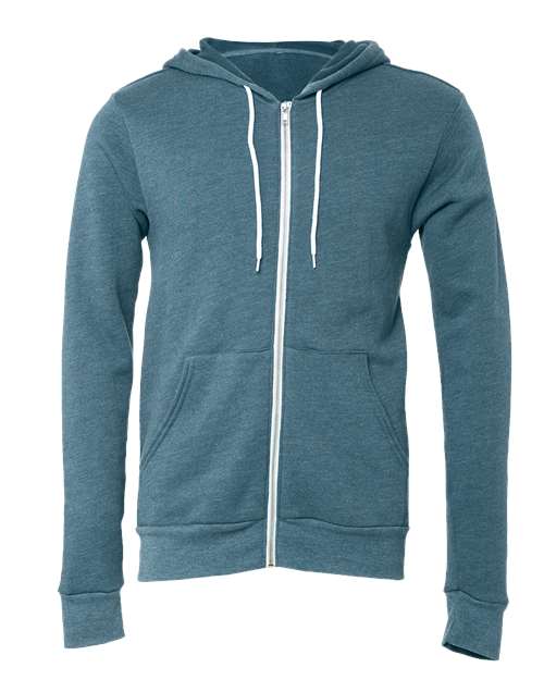 BELLA + CANVAS® Unisex Classic Sponge Fleece Full-Zip Hoodie - 3739