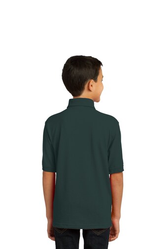 12 Pack : Port & Company® Youth Core Blend Jersey Knit Polo