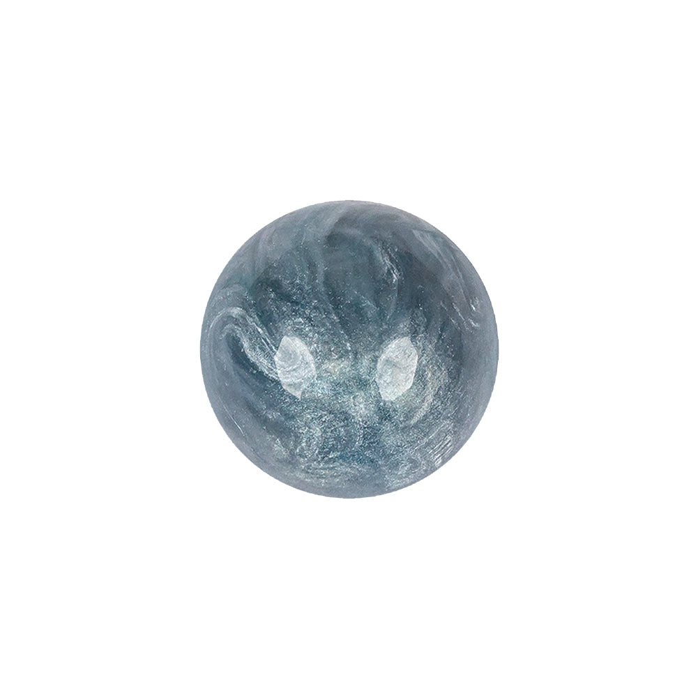 Sky Blue Plastic Button - 28L/18mm