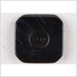Square Plastic 2-Hole Button with Cropped Corners - 28L/18mm - Navy Swirls