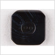 Square Plastic 2-Hole Button with Cropped Corners - 40L/25.5mm - Navy Swirls