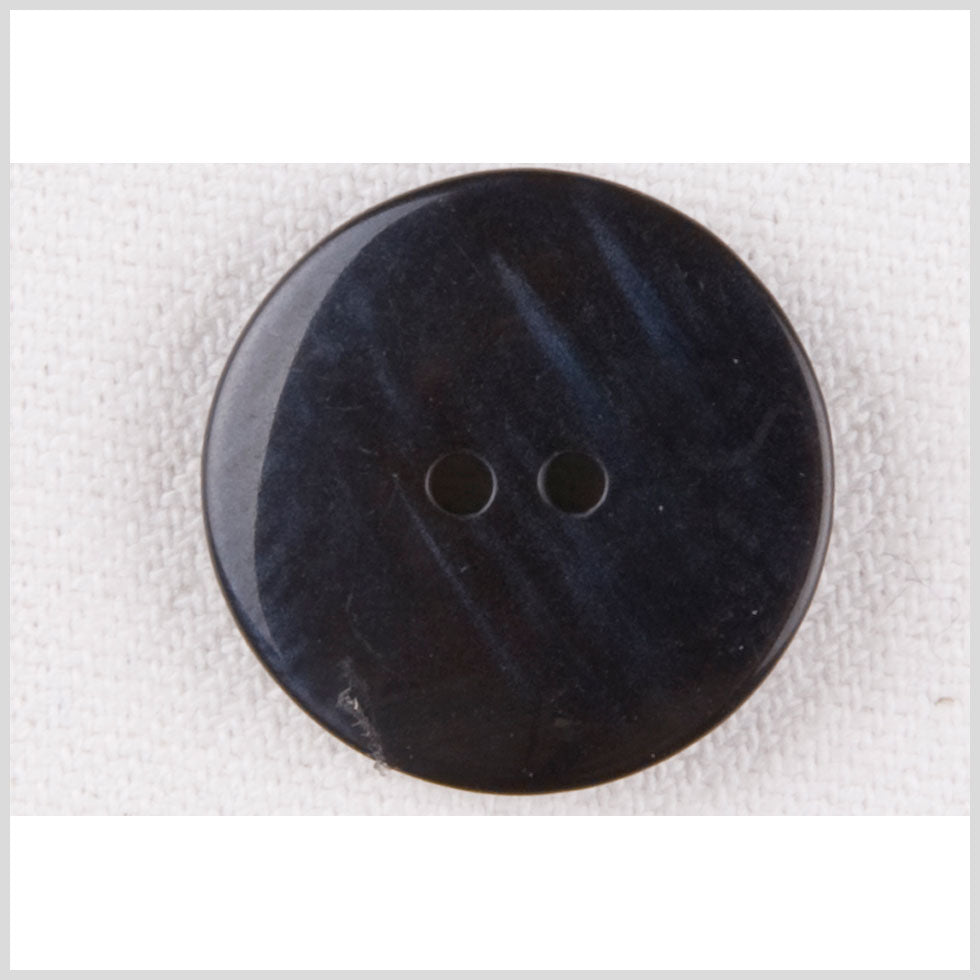 Navy Plastic Button - 34L/21.5mm