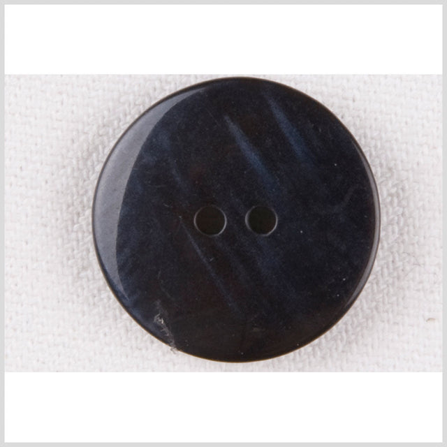 Navy Plastic Button - 34L/21.5mm