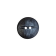 Navy 2-Hole Plastic Button with Needle Channel - 24L/15mm
