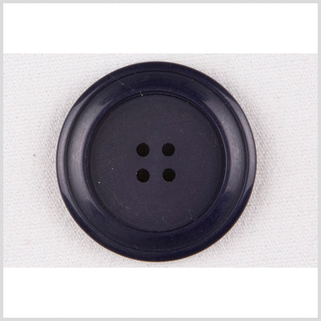 Navy Plastic Button - 58L/37mm
