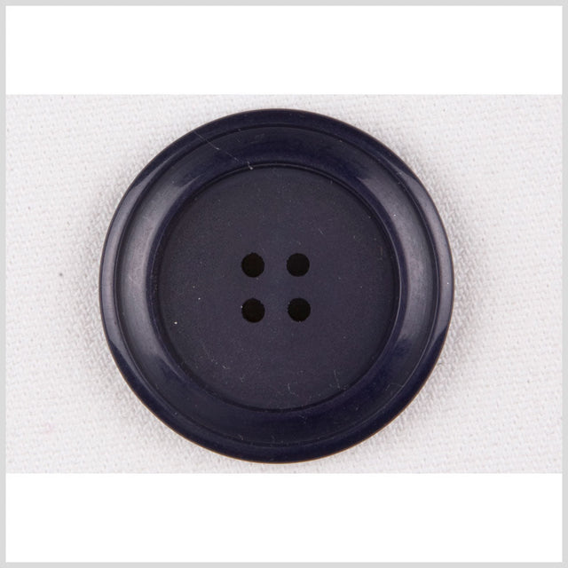 Navy Plastic Button - 58L/37mm