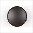 Plastic Shank Back Button - 36L/23mm - Matte Black Narrow Rim
