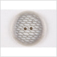 Plastic 2-Hole Button - 28L/18mm - Gray and White Fish Scales