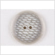 Plastic 2-Hole Button - 44L/28mm - Gray and White Fish Scales