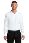 Port Authority® Wearever Signature Pique Long Sleeve Polo