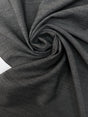 Italian Melange Wool Suit Fabric Gray Black