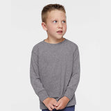 RADYAN® Toddler Fine Jersey Crewneck Long Sleeve Tee - 3302