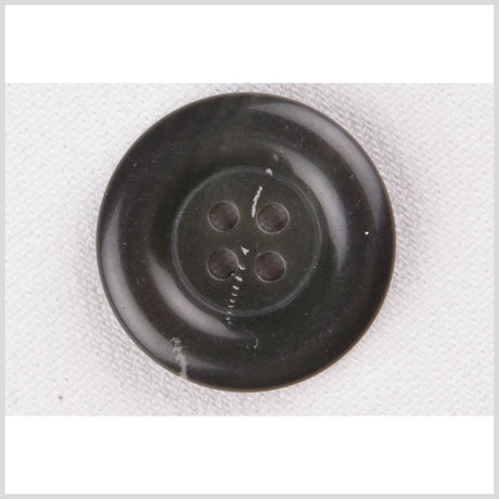 Plastic 4-Hole Button - 36L/23mm - Dark Gray and White Streak