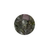 Gray and Green Mosiac Plastic Shank Back Button - 28L/18mm