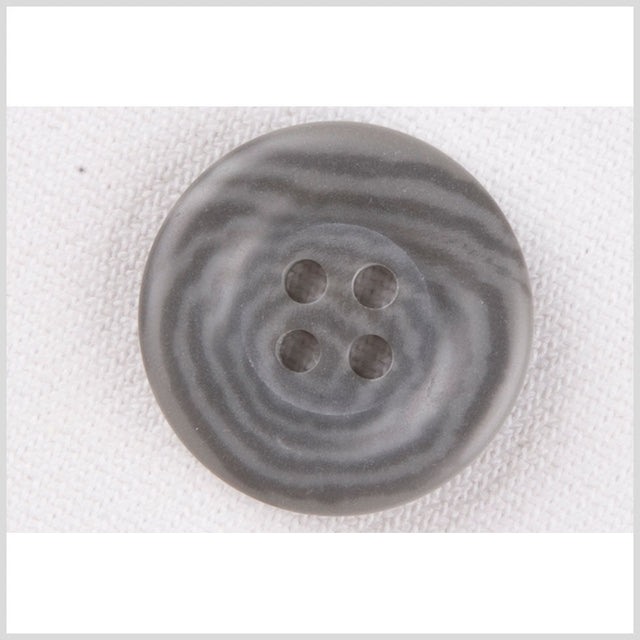 Plastic 4-Hole Button - 36L/23mm - Dark and Light Gray Spiral