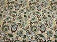 Bryant Lafayette Polyester Fabric - Parsley Printed Indoor/Outdoor, 54" Width, 17X17 Repeat (1 Yard)