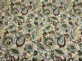 Bryant Lafayette Polyester Fabric - Parsley Printed Indoor/Outdoor, 54" Width, 17X17 Repeat (1 Yard)