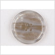 Plastic 4-Hole Button - 40L/25.5mm - White and Translucent Gray Waves