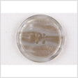 Plastic 4-Hole Button - 50L/32mm - White and Translucent Gray Waves