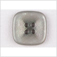 Gray Iridescent 4-Hole Square Plastic Button - 28L/18mm
