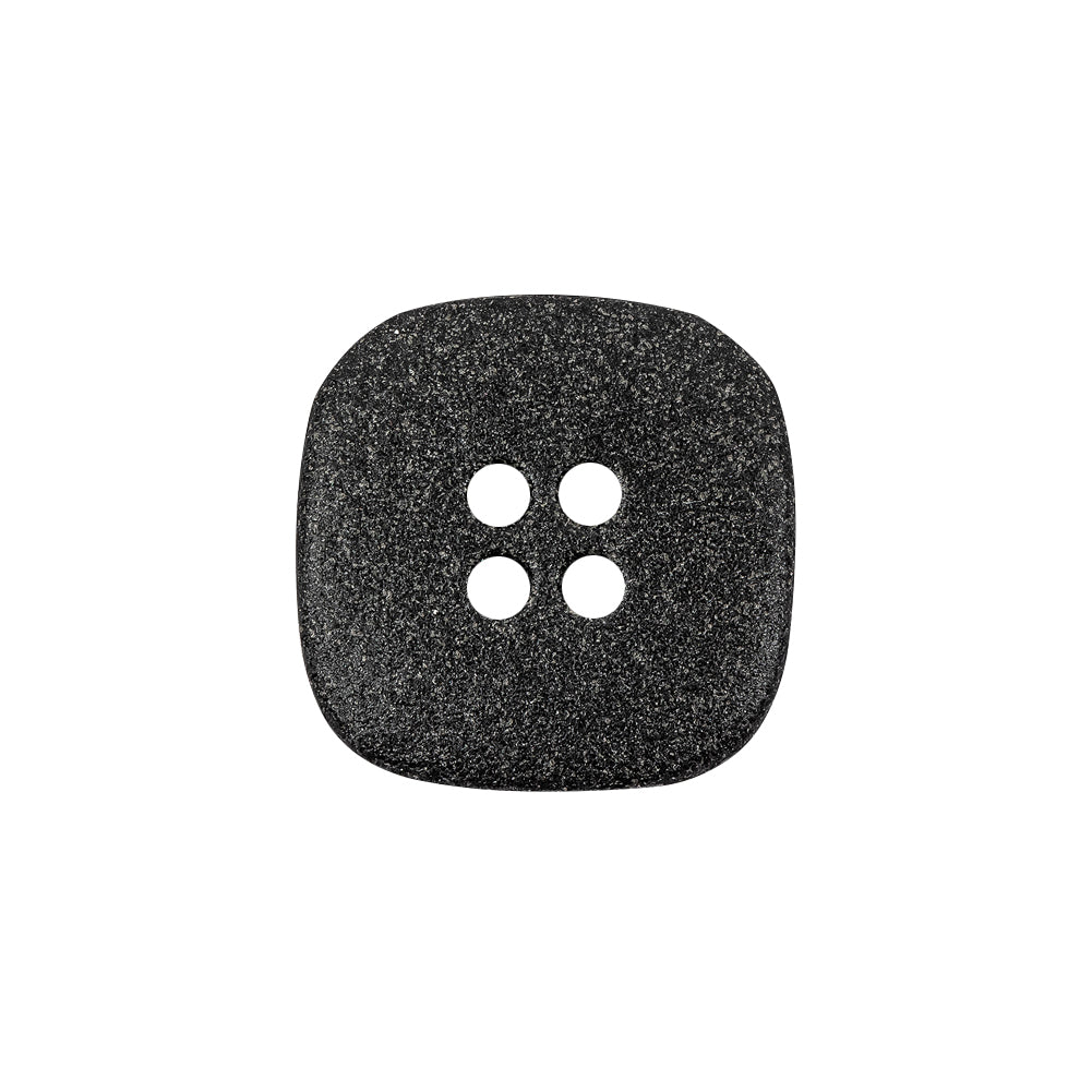 Gray Iridescent 4-Hole Plastic Square Button - 36L/23mm
