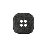 Gray Iridescent 4-Hole Plastic Square Button - 36L/23mm