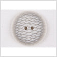 Plastic 2-Hole Button - 54L/34mm - Pale Gray and White Fish Scales