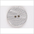 Plastic 2-Hole Button - 40L/25.5mm - Light Gray Reptile Scales Embossed