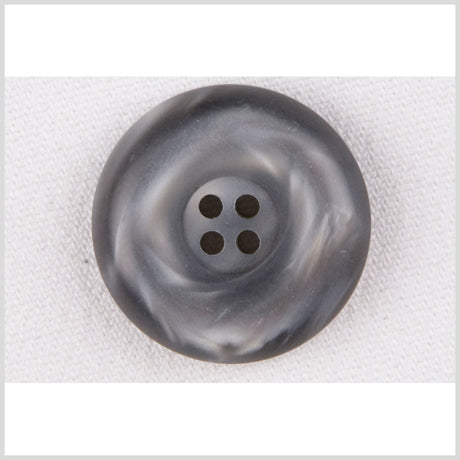 Plastic 4-Hole Button - 28L/18mm - Gray Shimmer Swirl Tire Rim