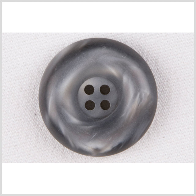 Plastic 4-Hole Button - 36L/23mm - Gray Shimmer Swirl Tire Rim