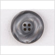 Plastic 4-Hole Button - 40L/25.5mm - Gray Shimmer Swirl Tire Rim