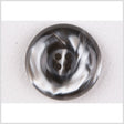 Plastic 4-Hole Button - 28L/18mm - Gray and White Shimmer Swirl Tire Rim