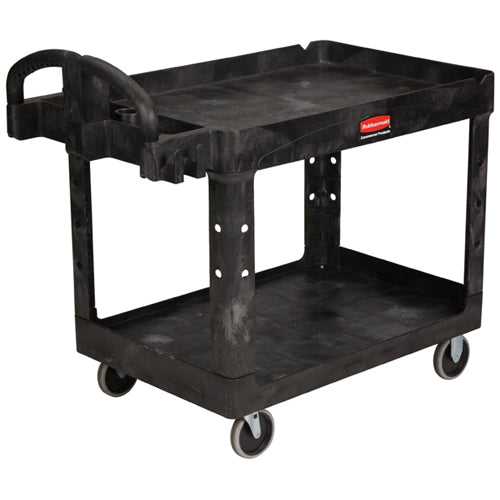 Rubbermaid FG452088 Heavy Duty Utility Cart 25-7/8" W x 45-1/4" L x 33-1/4" H, Black
