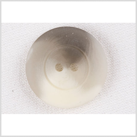 Plastic 2-Hole Button - 36L/23mm - Gray and White Swirl