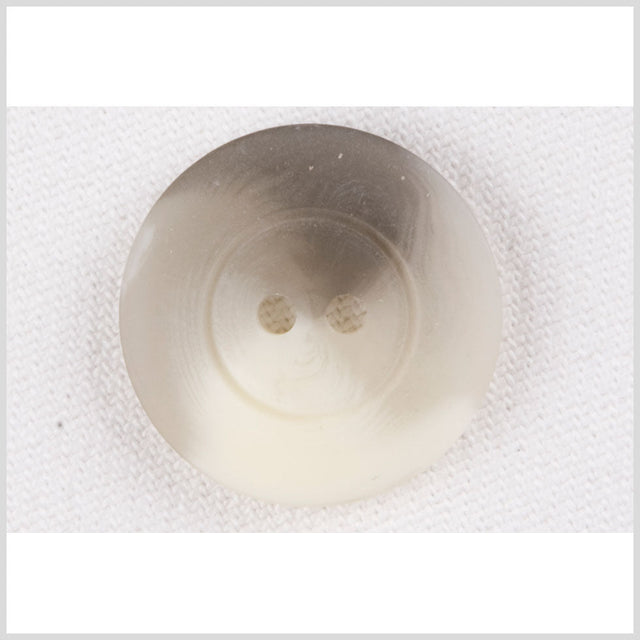 Plastic 2-Hole Button - 36L/23mm - Gray and White Swirl