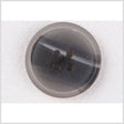 Plastic 4-Hole Button - 24L/15mm - Charcoal, Gray and White Streaks