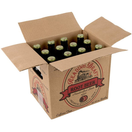 Reading Soda Works Root Beer 12 fl. oz. - 12/Case