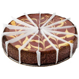 Pellman 14-Slice Pre-Cut Raspberry Cheesecake 60 oz. - 6/Case